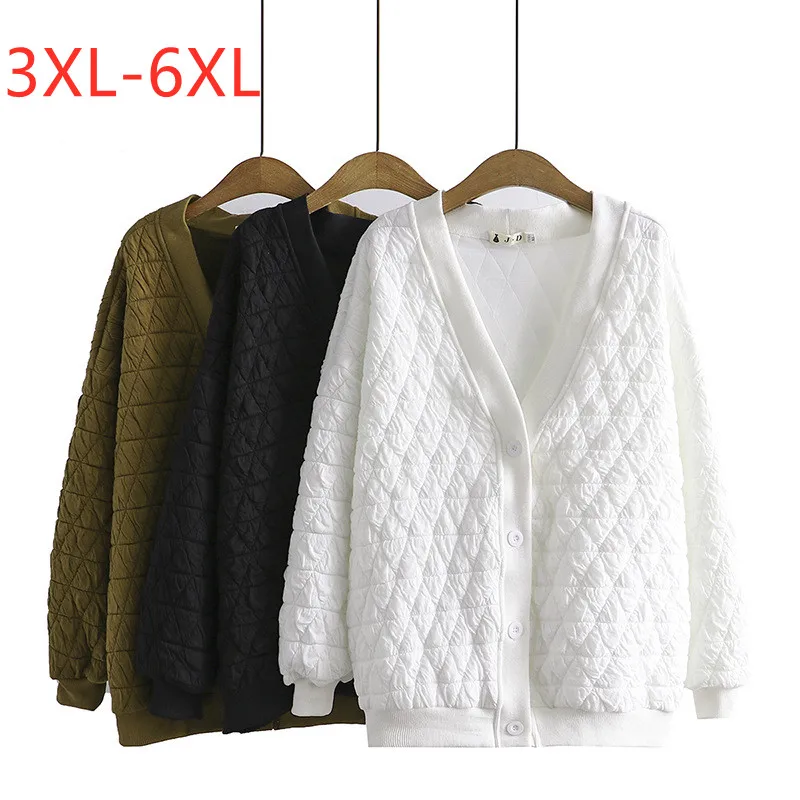 Large women's autumn and winter style slim diamond lattice cotton Plus Size lazy cardigan coat
Large women's autumn and winter style slim diamond lattice cotton Plus Size lazy cardigan coat
