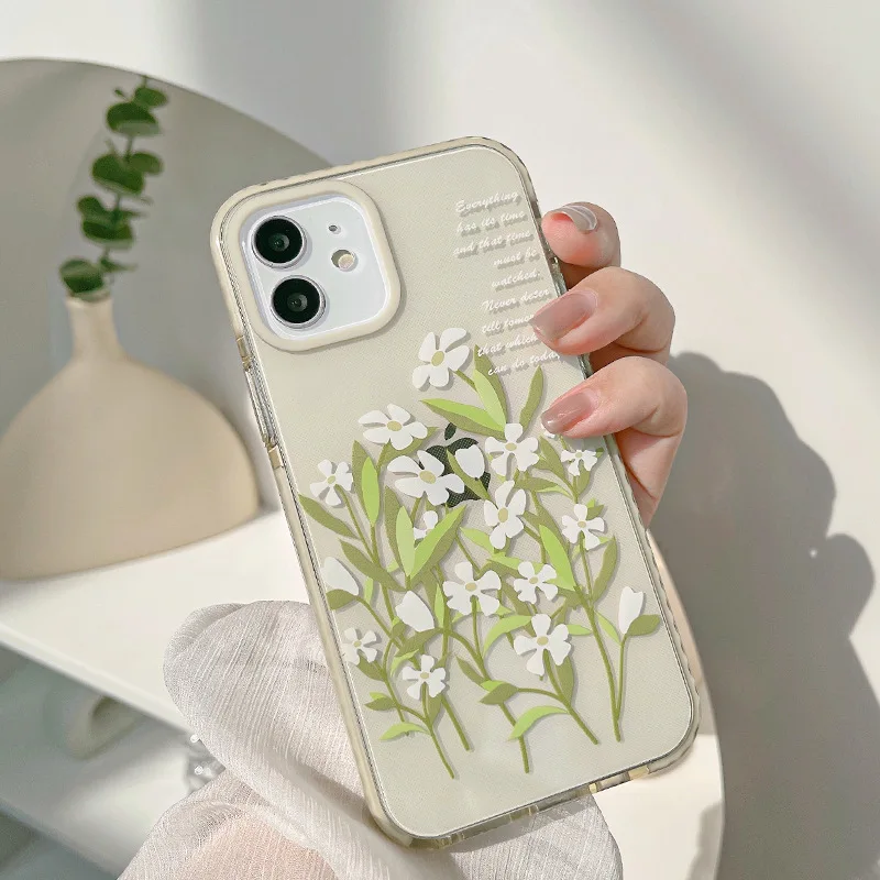 Cute Flower Phone Case For iPhone 12 11 Pro Max 7 8 Plus X XR XS Max SE 2020 Transparent Soft TPU Protection Back Cover Coque
Cute Flower Phone Case For iPhone 12 11 Pro Max 7 8 Plus X XR XS Max SE 2020 Transparent Soft TPU Protection Back Cover Coque