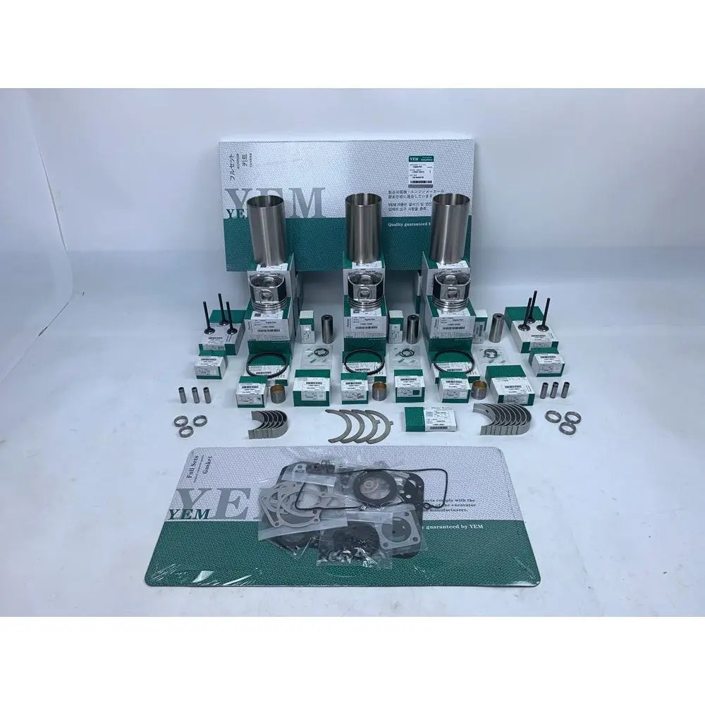 New 3TN72 Overhual Rebuild Kit With Bearings Piston Rings Full Gasket Set Engine Valve Liner Kit For Yanmar
New 3TN72 Overhual Rebuild Kit With Bearings Piston Rings Full Gasket Set Engine Valve Liner Kit For Yanmar