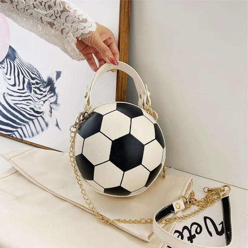 New Ball Purses For Teenagers Women Shoulder Bags Crossbody Chain Hand Bags Female Leather Pink Football Bag
New Ball Purses For Teenagers Women Shoulder Bags Crossbody Chain Hand Bags Female Leather Pink Football Bag