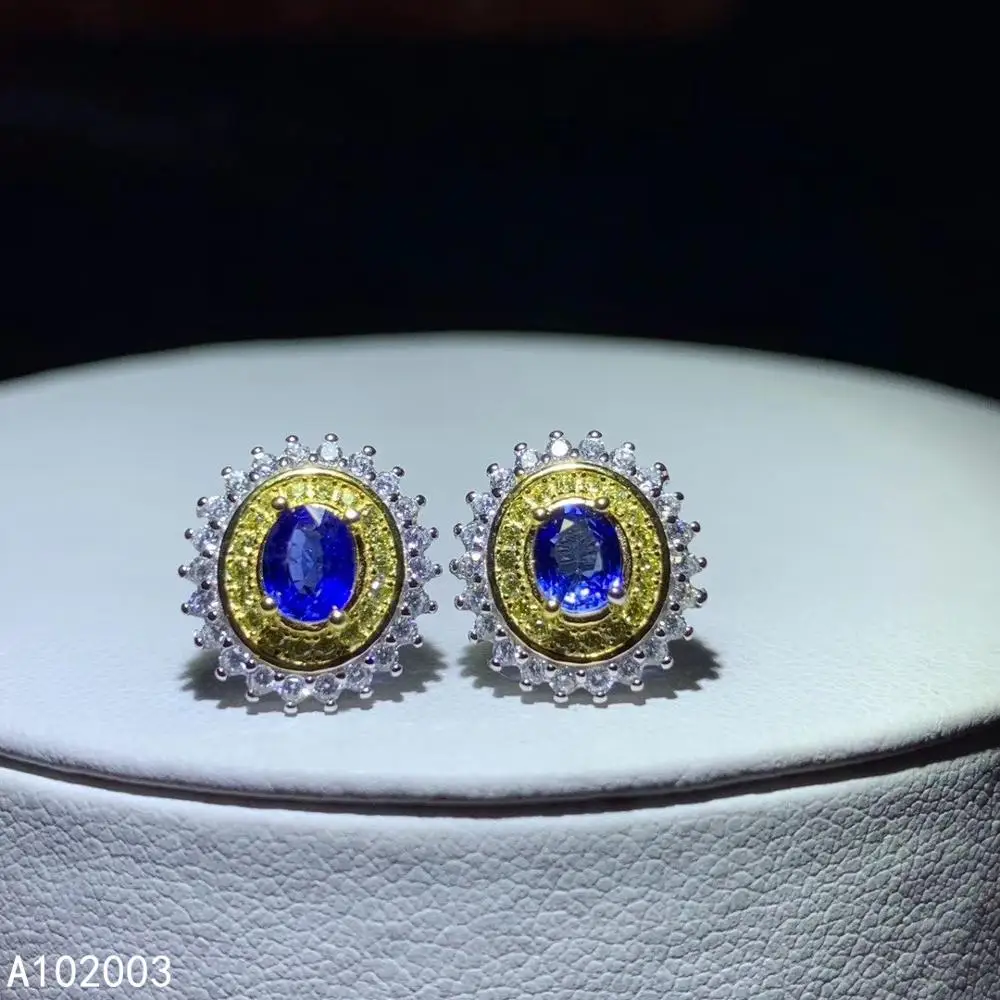 KJJEAXCMY Fine Jewelry 925 sterling silver inlaid natural sapphire female earrings Ear studs luxury support detection
KJJEAXCMY Fine Jewelry 925 sterling silver inlaid natural sapphire female earrings Ear studs luxury support detection
