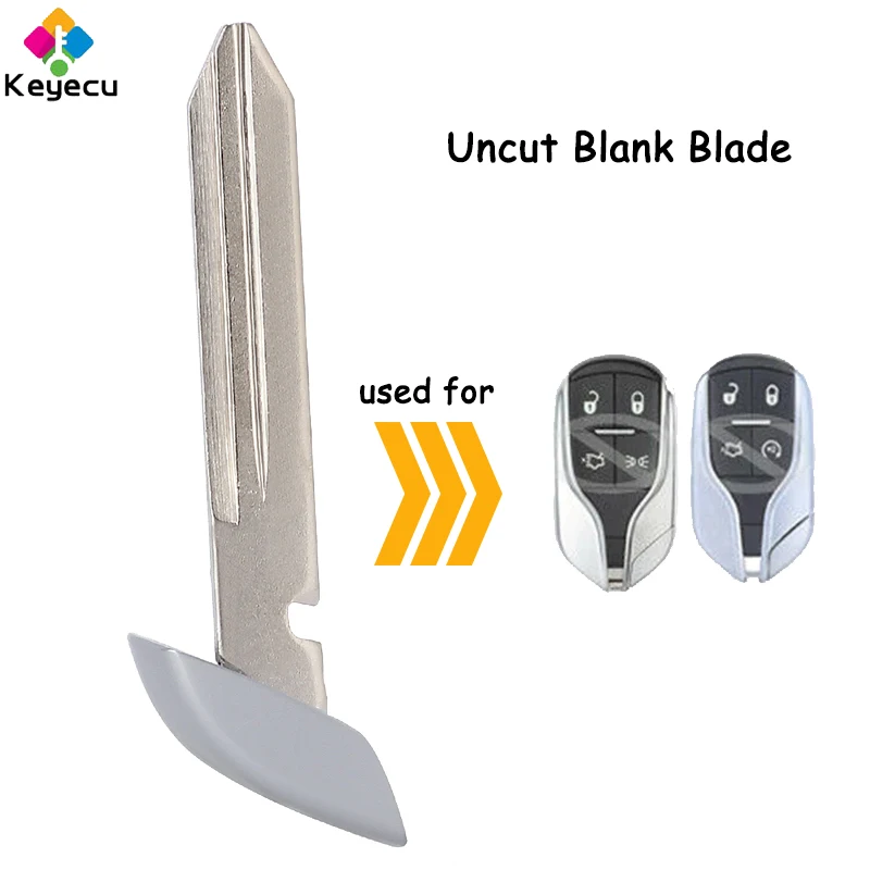 KEYECU Replacement Smart Remote Uncut Insert Key Blank Blade Fob for Maserati Ghibli Quattroporte 2012 2013 2014 2015 2016 2017
KEYECU Replacement Smart Remote Uncut Insert Key Blank Blade Fob for Maserati Ghibli Quattroporte 2012 2013 2014 2015 2016 2017
