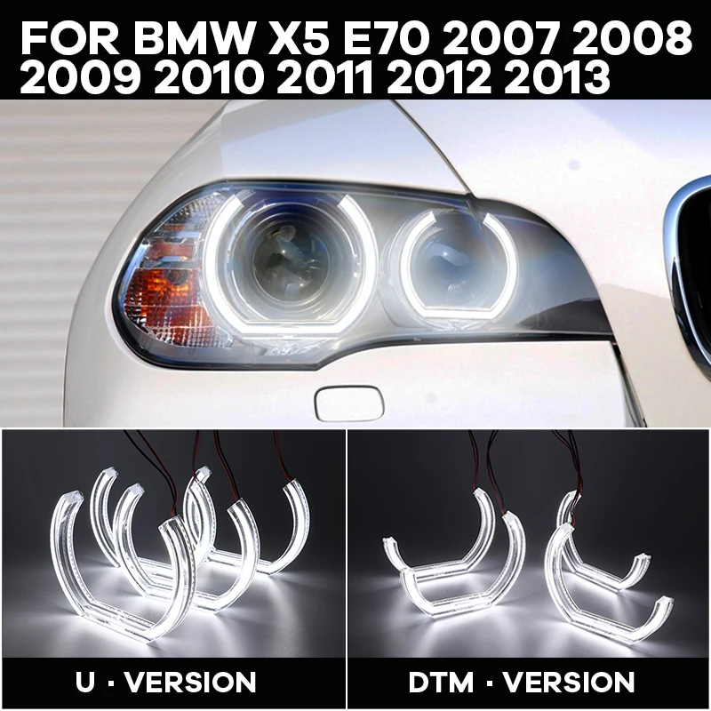 White Day light Cut Style DRL DTM U Shape Light Crystal Angel eyes DTM StyleFor BMW X5 e70 2007 2008 2009 2010 2011 2012 2013
White Day light Cut Style DRL DTM U Shape Light Crystal Angel eyes DTM StyleFor BMW X5 e70 2007 2008 2009 2010 2011 2012 2013