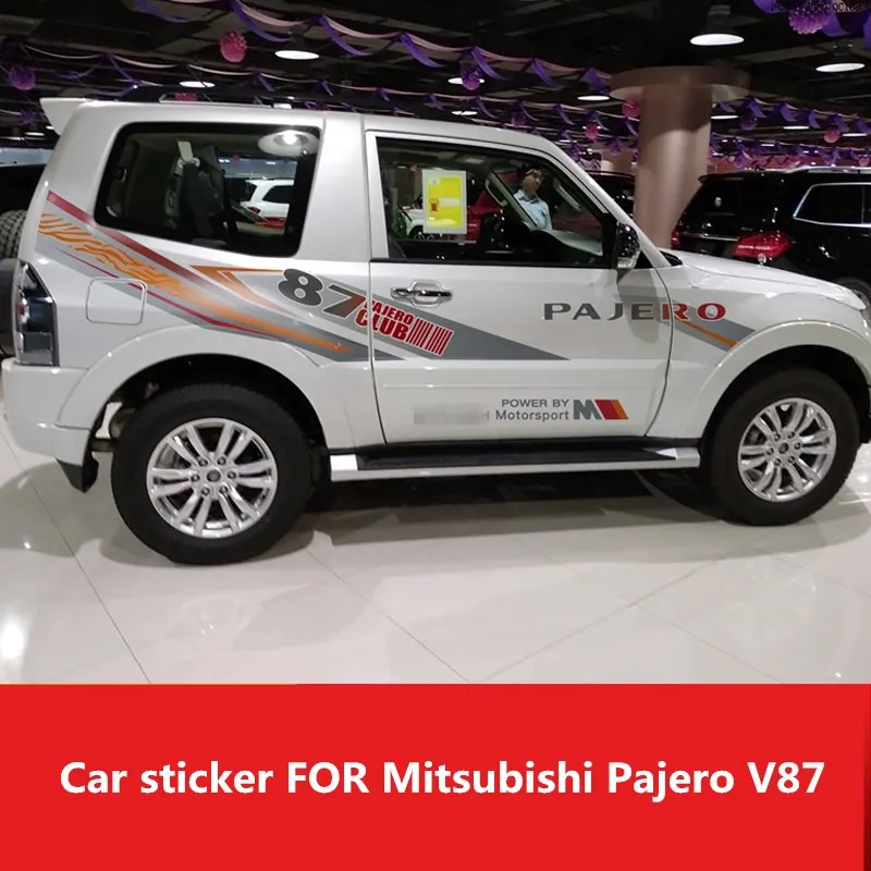 FOR Mitsubishi Pajero V87 car stickers car modification custom sports decals Pajero V87 accessories
FOR Mitsubishi Pajero V87 car stickers car modification custom sports decals Pajero V87 accessories