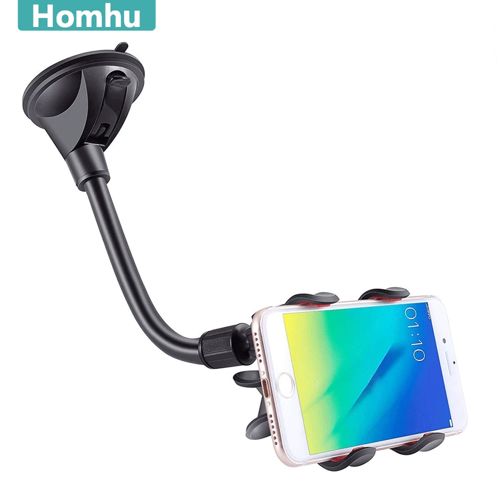 Car Phone Holder 360 Degree Rotate Mobile Phone Stand Car Mount For iphone 11 Pro XS X Windshield Long Arm Clip Phone Car Holder
Car Phone Holder 360 Degree Rotate Mobile Phone Stand Car Mount For iphone 11 Pro XS X Windshield Long Arm Clip Phone Car Holder