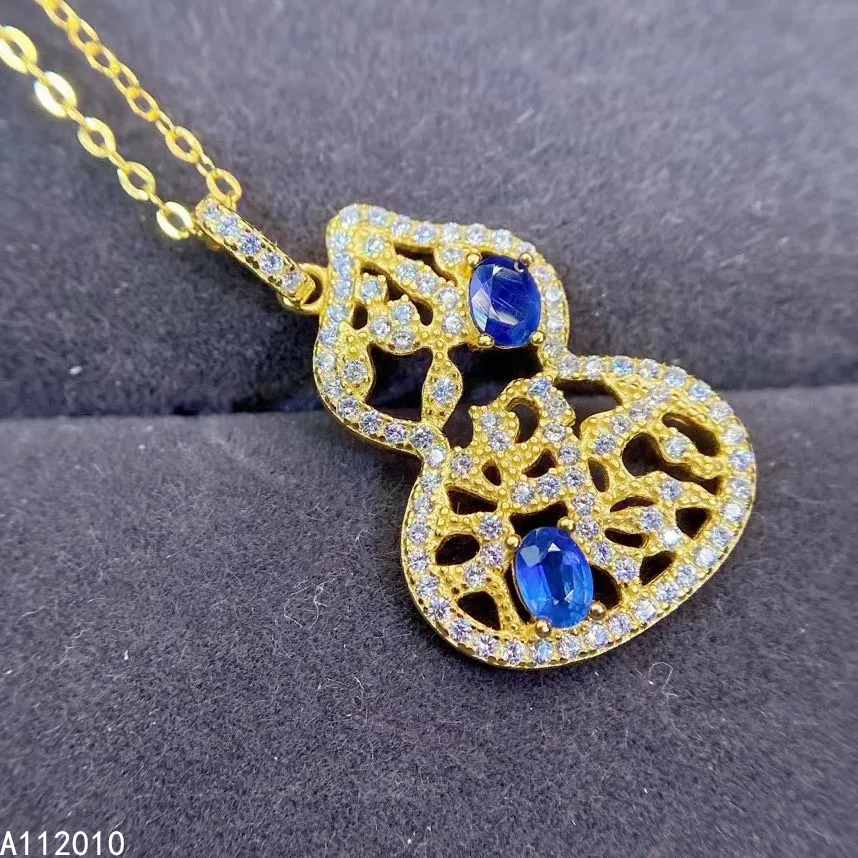 KJJEAXCMY Fine Jewelry 925 Sterling Silver inlaid Natural sapphire necklace fashion gourd Woman's Miss Female Girl new Pendant
KJJEAXCMY Fine Jewelry 925 Sterling Silver inlaid Natural sapphire necklace fashion gourd Woman's Miss Female Girl new Pendant