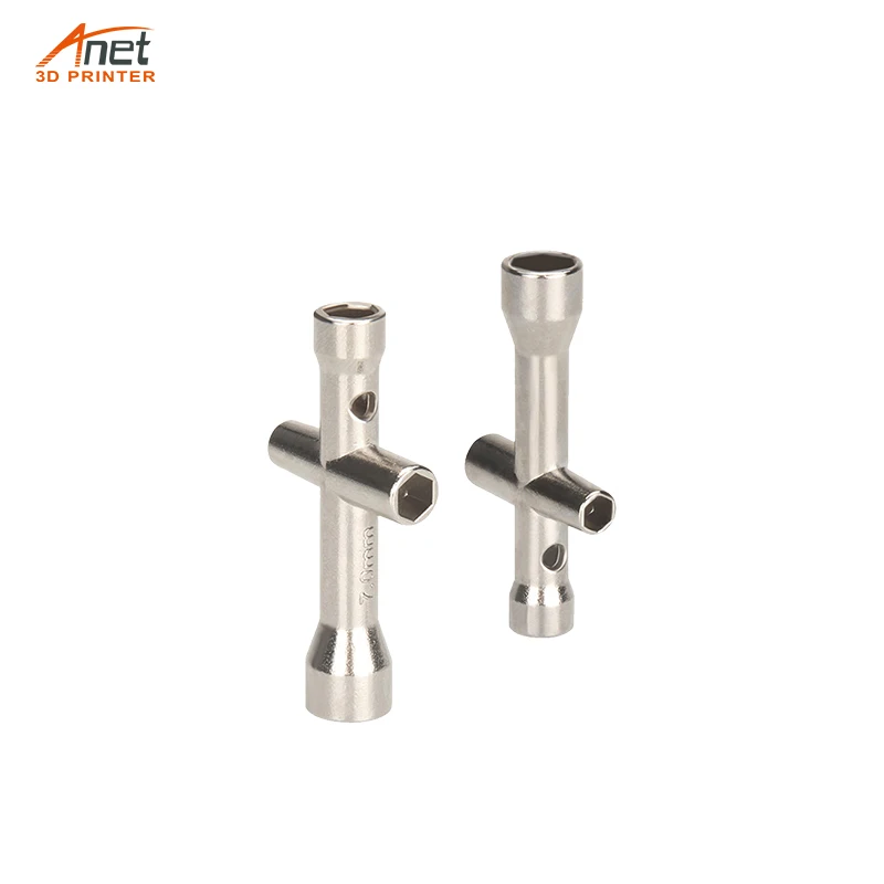 Новинка 4 в 1 M2 M2.5 M3 M4 насадки для 3d-печати гаечный ключ винтовая гайка шестигранный крестовой мини-гаечный ключ инструмент для обслуживания 4 размера 
Новинка 4 в 1 M2 M2.5 M3 M4 насадки для 3d-печати гаечный ключ винтовая гайка шестигранный крестовой мини-гаечный ключ инструмент для обслуживания 4 размера