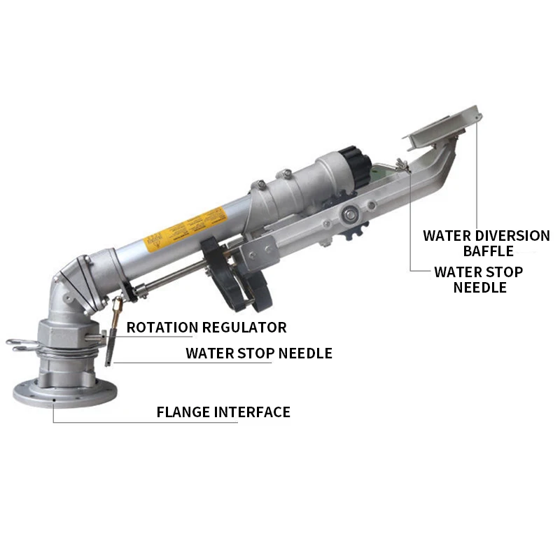 Agricultural irrigation rocker spray gun 360° automatic rotating nozzle, agricultural irrigation, industrial dust removal
Agricultural irrigation rocker spray gun 360° automatic rotating nozzle, agricultural irrigation, industrial dust removal