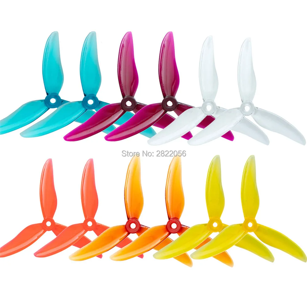 4PCS/ 2Pairs Gemfan Hurricane 51499 5 Inch 3-Blade Propeller for RC Drone FPV Racing Freestyle 2207 2306 Motor Nazgul5 LAL5
4PCS/ 2Pairs Gemfan Hurricane 51499 5 Inch 3-Blade Propeller for RC Drone FPV Racing Freestyle 2207 2306 Motor Nazgul5 LAL5