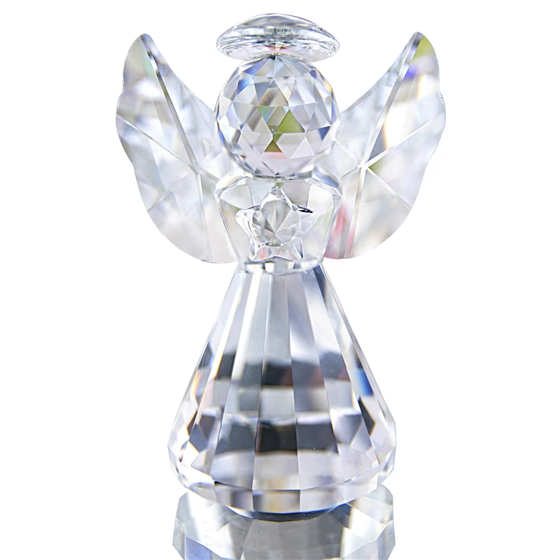 H&D Small Crystal Angel Figurine Christmas Decorative Paperweight Glass Ornament For Home Wedding Decor Collecible Gift for Kids
H&D Small Crystal Angel Figurine Christmas Decorative Paperweight Glass Ornament For Home Wedding Decor Collecible Gift for Kids