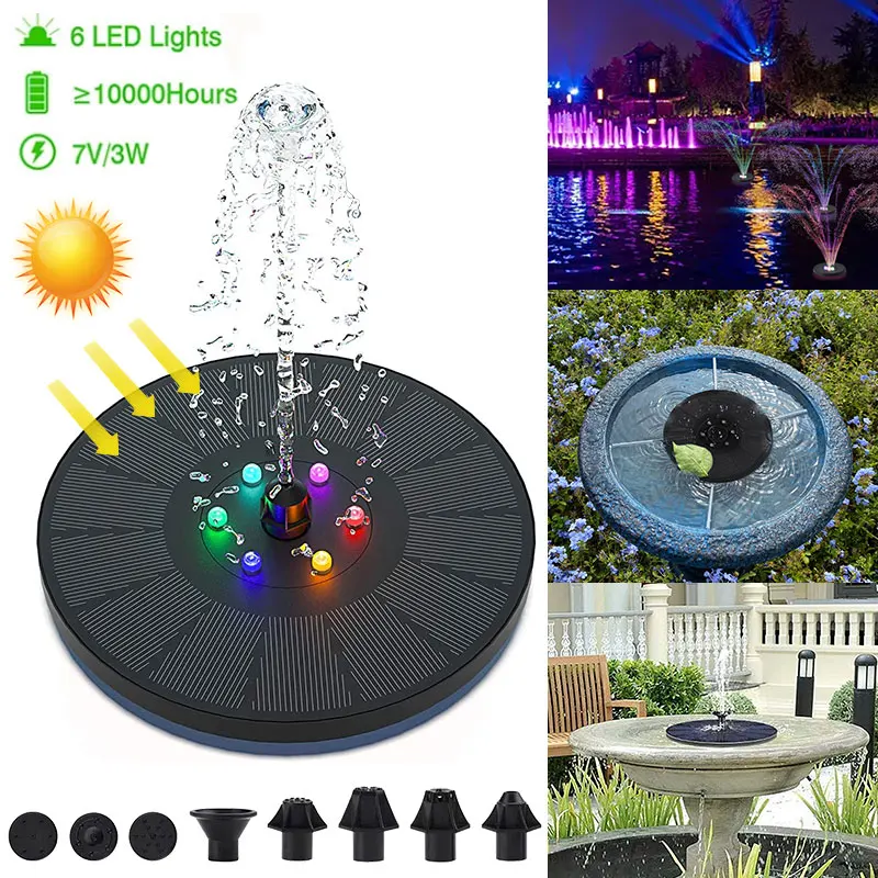 High-Power Solar Fountain Waterfall LED Lights Garden Evening Luminous Fountain Outdoor Decoration Supplies Pool Fish Pond
High-Power Solar Fountain Waterfall LED Lights Garden Evening Luminous Fountain Outdoor Decoration Supplies Pool Fish Pond