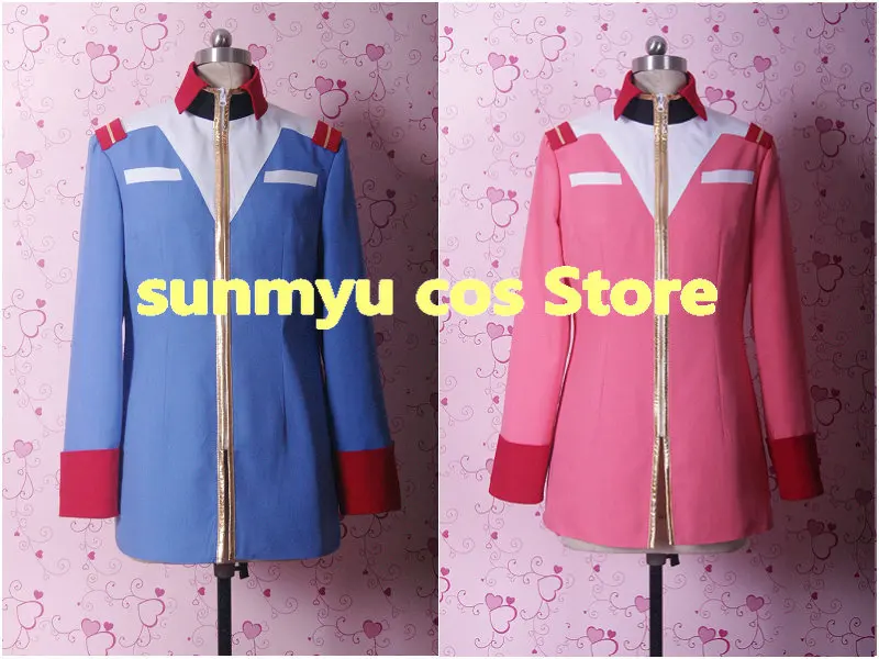 MOBILE SUIT GUNDAM Amuro Ray Blue Jacket Sayla Mass Pink Cosplay Costume,Custom Size Halloween Wholesale
MOBILE SUIT GUNDAM Amuro Ray Blue Jacket Sayla Mass Pink Cosplay Costume,Custom Size Halloween Wholesale