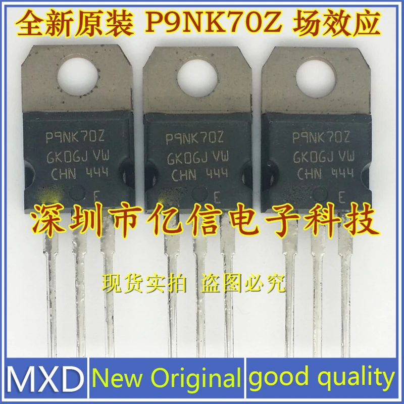 5Pcs/Lot New Original P9NK70Z STP9NK70Z Field Effect Tube 9A700V Imported Genuine Good Quality
5Pcs/Lot New Original P9NK70Z STP9NK70Z Field Effect Tube 9A700V Imported Genuine Good Quality