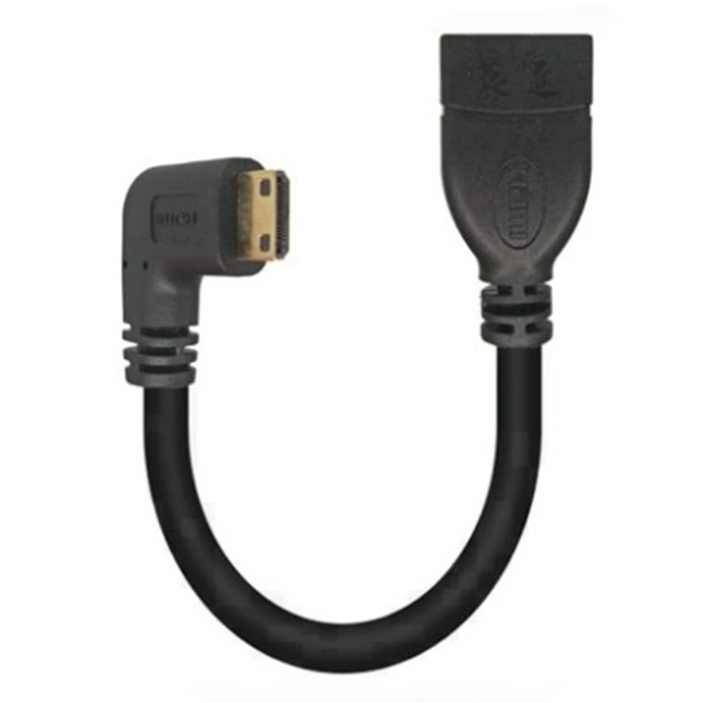 90 Degree Mini HD-compatible Male to HD Female Converter Adapter Cable Converter Adapter HDTV Connector XC1189
90 Degree Mini HD-compatible Male to HD Female Converter Adapter Cable Converter Adapter HDTV Connector XC1189