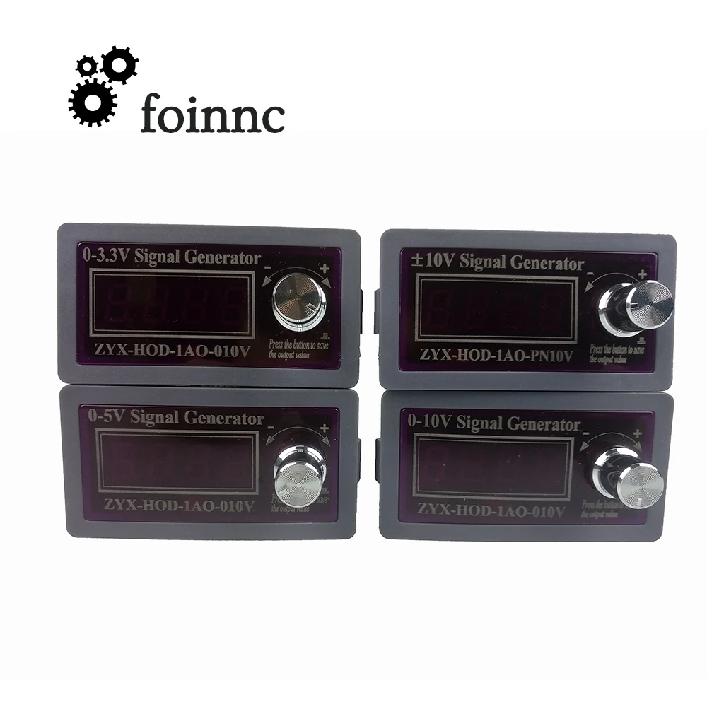 Adjustable Analog 0-3.3V 0-5V-0-10V ±10V Signal source voltage Generator PLC variable frequency servo analog control instrument
Adjustable Analog 0-3.3V 0-5V-0-10V ±10V Signal source voltage Generator PLC variable frequency servo analog control instrument