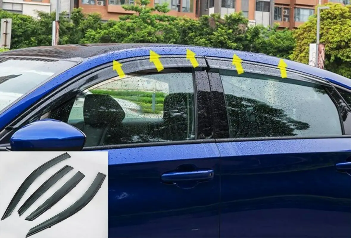 Outer Window Visors Vents Sun Rain Guard Cover Trim For Honda Accord 2018-2019 car modification
Outer Window Visors Vents Sun Rain Guard Cover Trim For Honda Accord 2018-2019 car modification