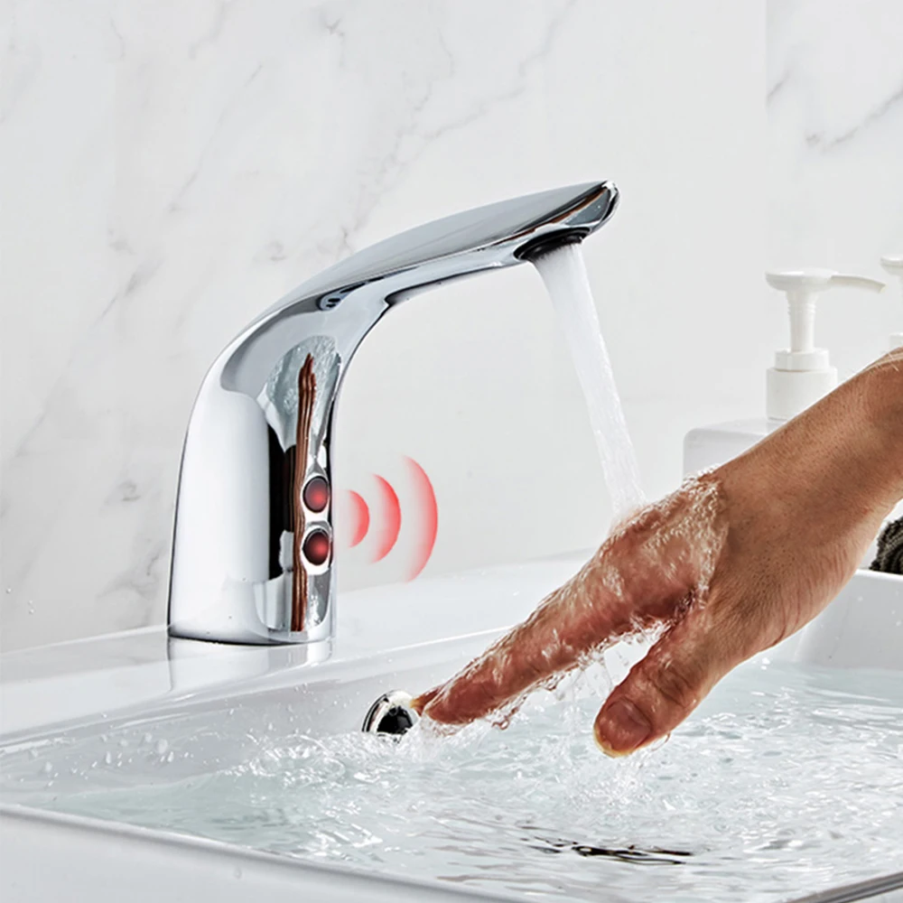 smart automatic basin faucet taps body full brass copper brushed chrome mixer water cold & hot ac 220 voltage dc battery power
smart automatic basin faucet taps body full brass copper brushed chrome mixer water cold & hot ac 220 voltage dc battery power