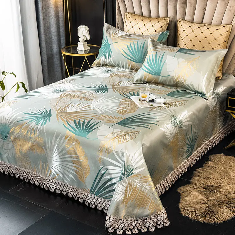 600D High-Grade Jacquard Bed Sheet Mat Set, Home Hollow Lace Ice Silk Mat, Exquisite And Elegant
600D High-Grade Jacquard Bed Sheet Mat Set, Home Hollow Lace Ice Silk Mat, Exquisite And Elegant