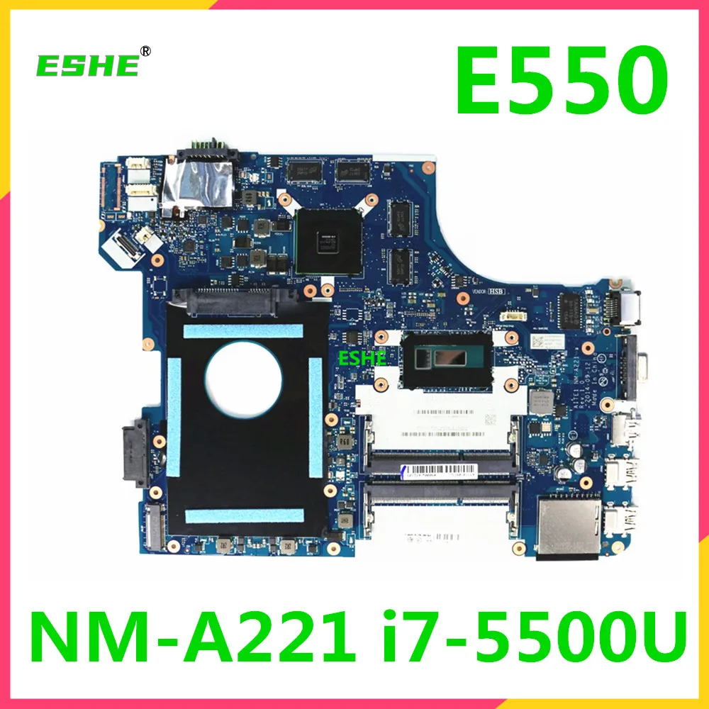 AITE1 NM-A221 For lenovo Thinkpad E550 E550C Laptop Motherboard 00HT646 00HT644 With i3 i5 i7 CPU R7 M265 2G GPU 100% Fully Test
AITE1 NM-A221 For lenovo Thinkpad E550 E550C Laptop Motherboard 00HT646 00HT644 With i3 i5 i7 CPU R7 M265 2G GPU 100% Fully Test