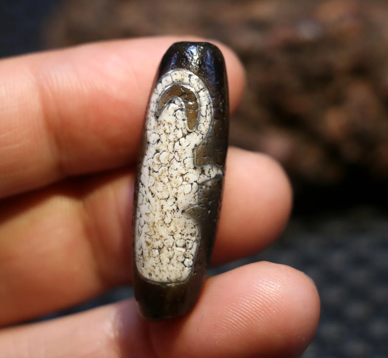 Magic Power Tibetan Old Agate Silver Inlaid Elegant Kwan Yin dZi Bead Amulet 5A+ Timestown UPD22
Magic Power Tibetan Old Agate Silver Inlaid Elegant Kwan Yin dZi Bead Amulet 5A+ Timestown UPD22