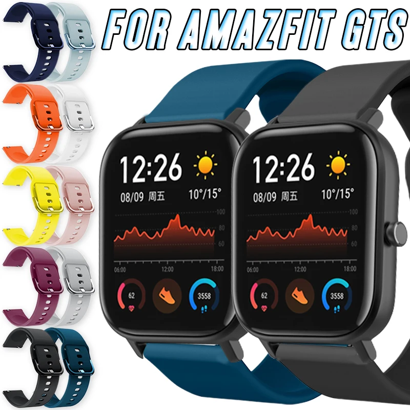 For Huami Amazfit GTS Watch 20mm Silicone Strap Smartwatch Replacement Soft Sport Bracelet Colored Clasp Wristband Accessories
For Huami Amazfit GTS Watch 20mm Silicone Strap Smartwatch Replacement Soft Sport Bracelet Colored Clasp Wristband Accessories