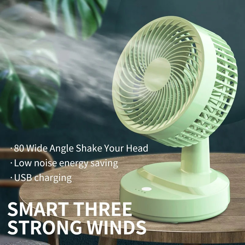 Electric Fan USB Rechargeable Portable Mini Fans Air Cooling Desk Office Low Noise Smart Three Strong Wind Hot Selling FS28
Electric Fan USB Rechargeable Portable Mini Fans Air Cooling Desk Office Low Noise Smart Three Strong Wind Hot Selling FS28