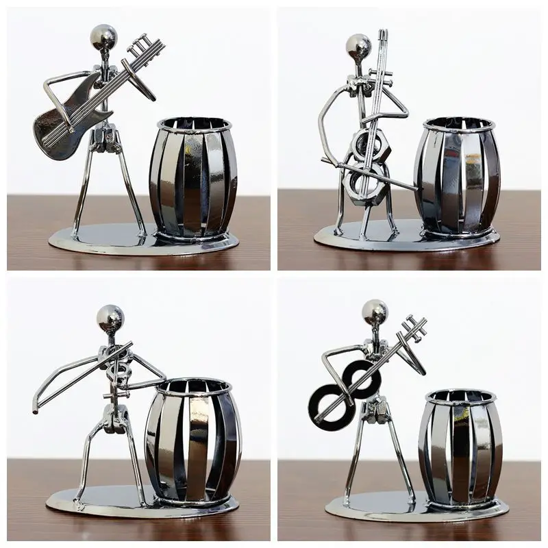 Music iron man band metal crafts guitar gifts pencil holders for student desks Christmas and birthday gifts, pencil organizer
Music iron man band metal crafts guitar gifts pencil holders for student desks Christmas and birthday gifts, pencil organizer