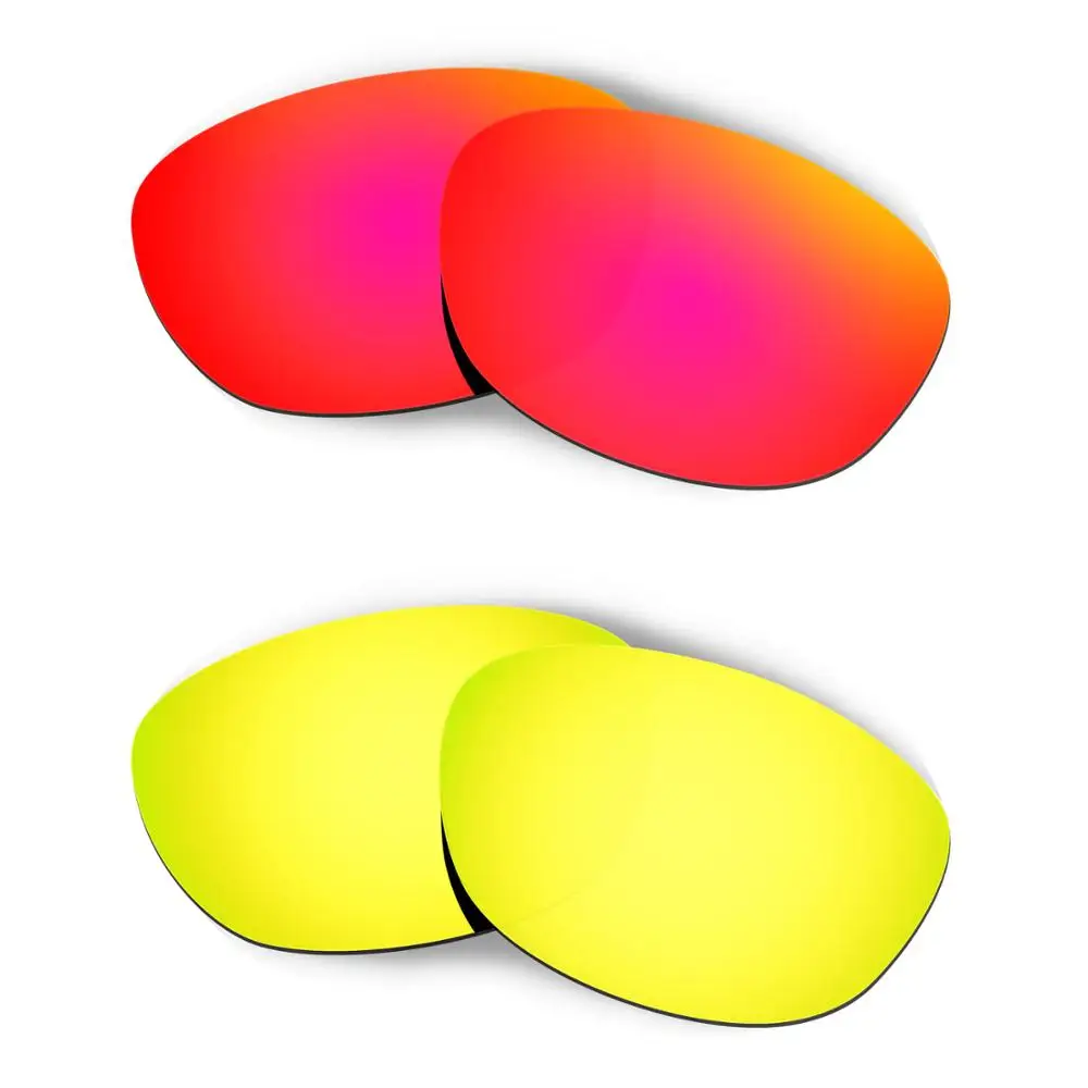 HKUCO For Fives 2.0 Sunglasses Replacement Polarized Lenses 2 Pairs - Red & Gold
HKUCO For Fives 2.0 Sunglasses Replacement Polarized Lenses 2 Pairs - Red & Gold
