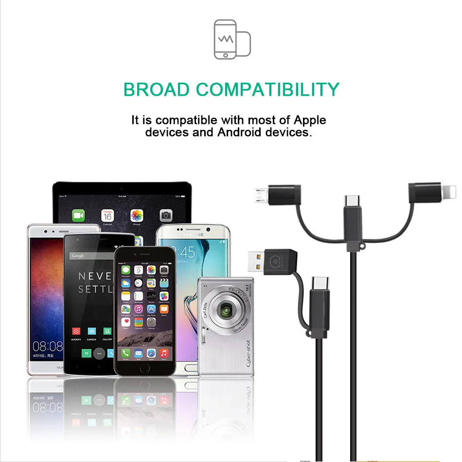 5A 4 in 1 USB Charger Cable for Mobile Phone Micro USB Type C for iPhone 16 15 14 13 Pro XS Max X Huawei Fast Data Charging Cord
5A 4 in 1 USB Charger Cable for Mobile Phone Micro USB Type C for iPhone 16 15 14 13 Pro XS Max X Huawei Fast Data Charging Cord