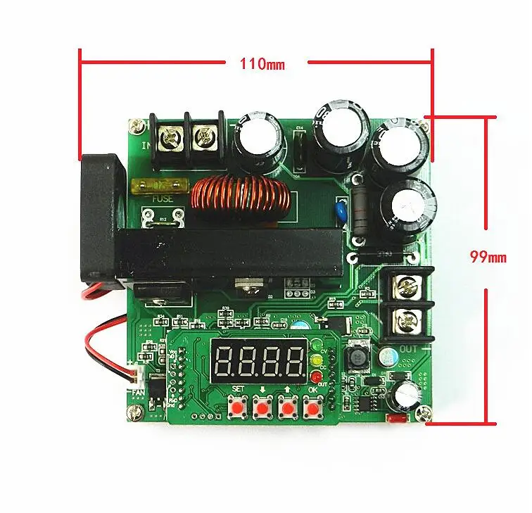 Постоянный ток B900W CNC, стабилизированный, Регулируемый Модуль повышения напряжения и тока, зарядное устройство 120 в 15 А
Постоянный ток B900W CNC, стабилизированный, Регулируемый Модуль повышения напряжения и тока, зарядное устройство 120 в 15 А