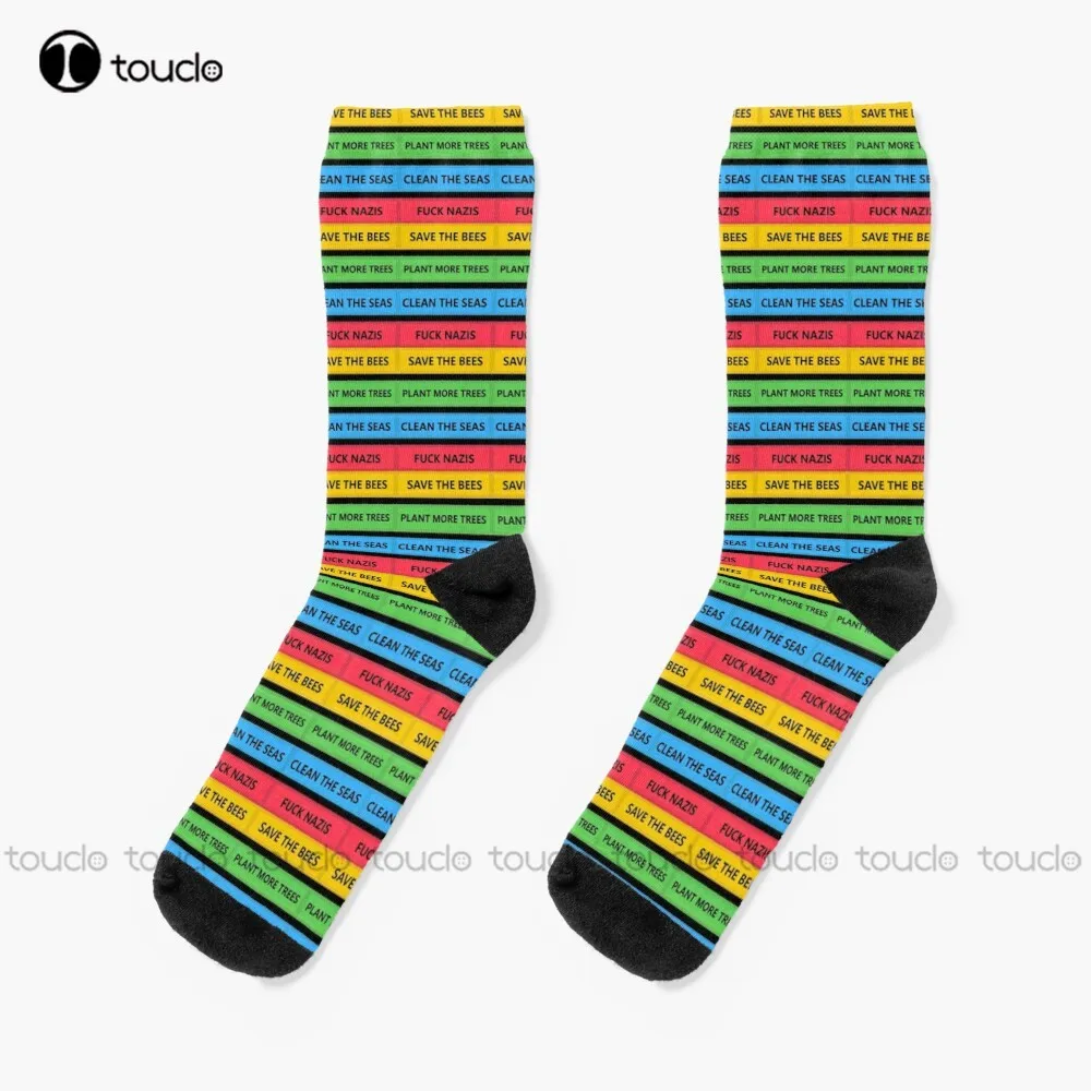 New Save The Bees Clean The Sea Animal Funny Anti-Fascist Antifa Socks Football Socks Men Personalized Custom Unisex Adult Socks
New Save The Bees Clean The Sea Animal Funny Anti-Fascist Antifa Socks Football Socks Men Personalized Custom Unisex Adult Socks