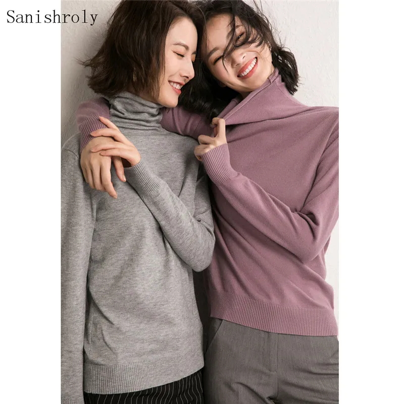 Autumn Winter Casual High Collar Basic Sweater Slim Cosy Long Sleeve Pile Collar Pullover Knittwear Fashion Women's Wool Sweater
Autumn Winter Casual High Collar Basic Sweater Slim Cosy Long Sleeve Pile Collar Pullover Knittwear Fashion Women's Wool Sweater