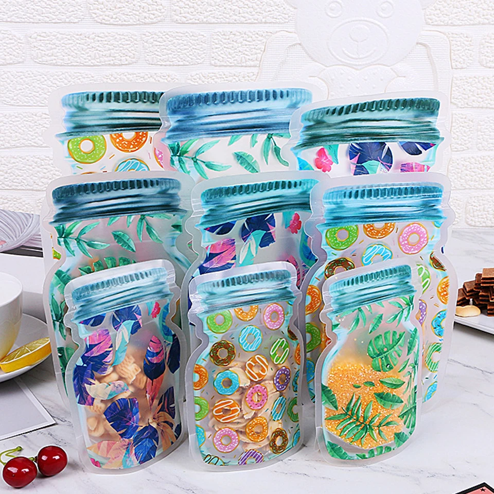 10pcs Mason Bottles Type Bags Donut Print Candy Snacks Sealed Plastic Bags for Home Storage Supply Donut Birthday Party Decor
10pcs Mason Bottles Type Bags Donut Print Candy Snacks Sealed Plastic Bags for Home Storage Supply Donut Birthday Party Decor