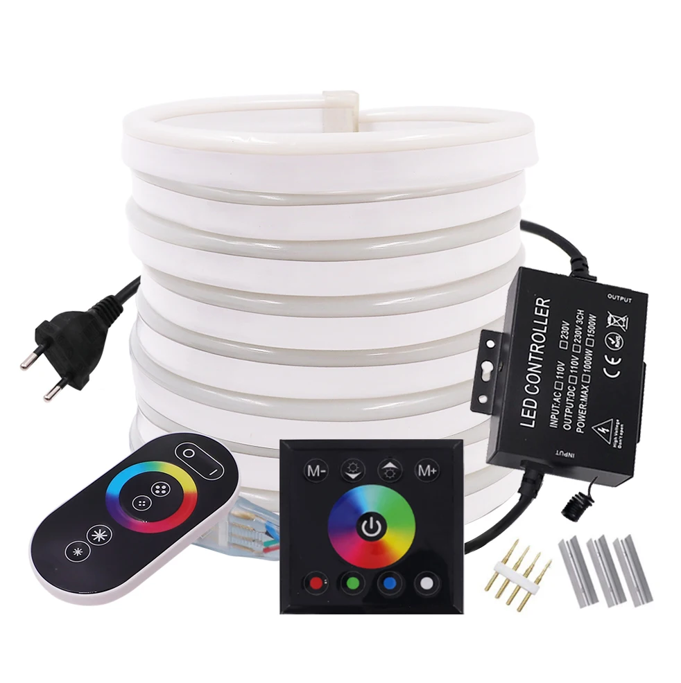 Неоновая светодиодная RGB светильник та с дистанционным управлением, 220 В, 110 В
Неоновая светодиодная RGB светильник та с дистанционным управлением, 220 В, 110 В