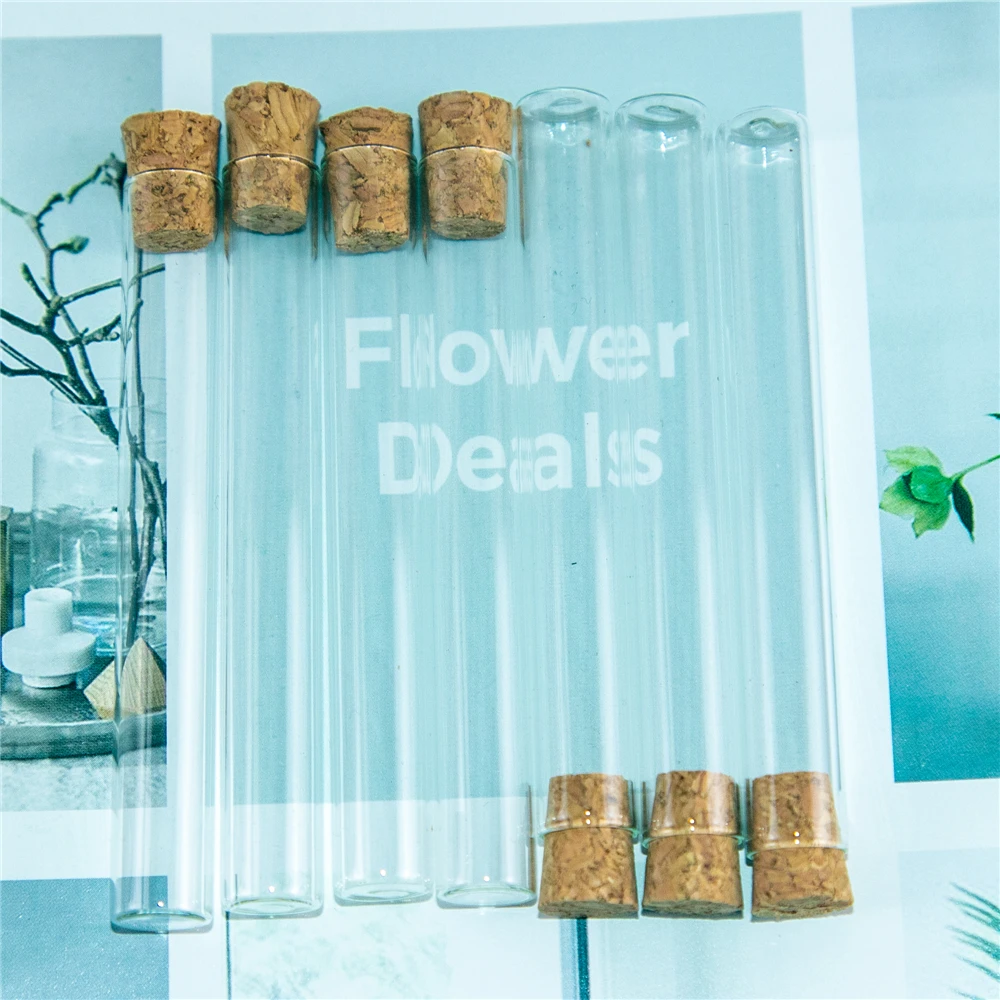 4ml 10x75mm Small Glass Test Tube Vials With Corks Stopper Empty Transparent Jars Bottles 100Pcs
4ml 10x75mm Small Glass Test Tube Vials With Corks Stopper Empty Transparent Jars Bottles 100Pcs