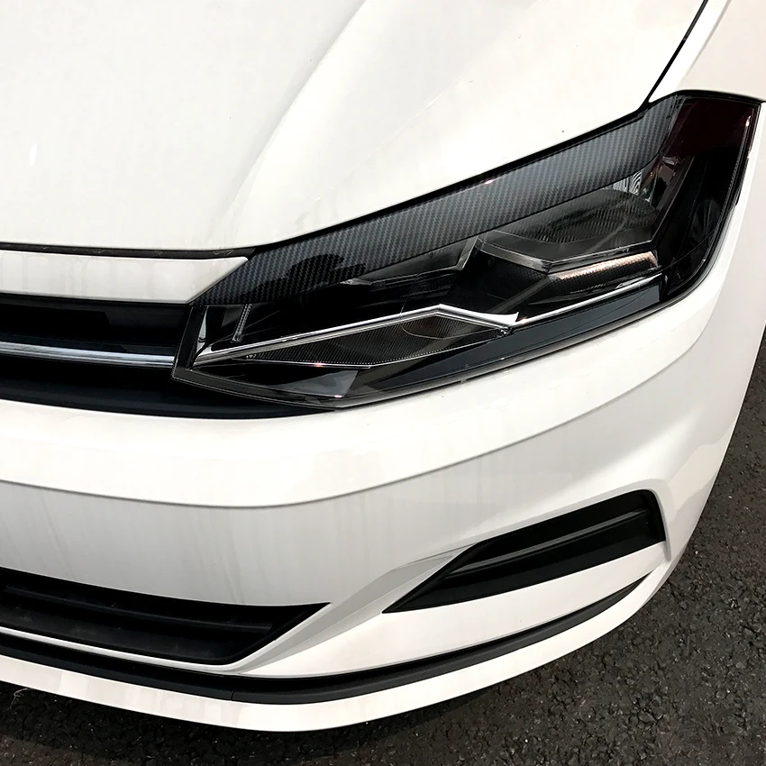 For Volkswagen Polo MK6 2019+ Headlights Eyebrow Eyelids Stickers ABS Trim Cover Accessories Car Styling
For Volkswagen Polo MK6 2019+ Headlights Eyebrow Eyelids Stickers ABS Trim Cover Accessories Car Styling