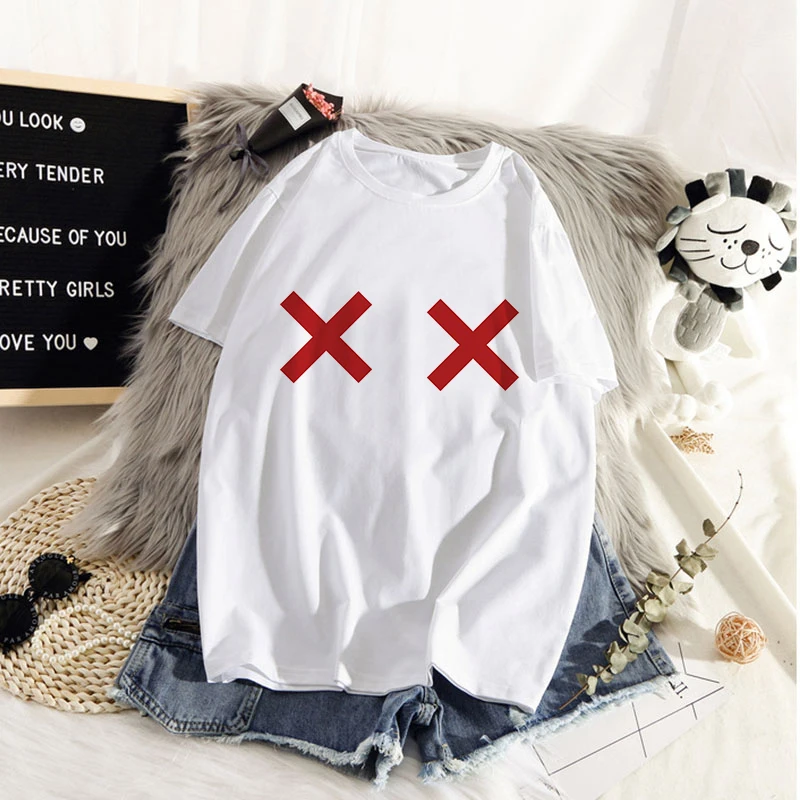 Fashion XX and Love Feature T Shirt Women Lovely Print Short Sleeved O-neck T-shirt Vintage Ullzang Tshirt Harajuku Tops
Fashion XX and Love Feature T Shirt Women Lovely Print Short Sleeved O-neck T-shirt Vintage Ullzang Tshirt Harajuku Tops