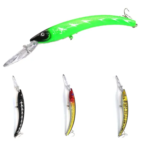 1 pz 15.5cm 15.3g Wobbler esca da pesca Big Minnow Crankbait Peche Bass Trolling esca artificiale Pike Carp Kosadaka