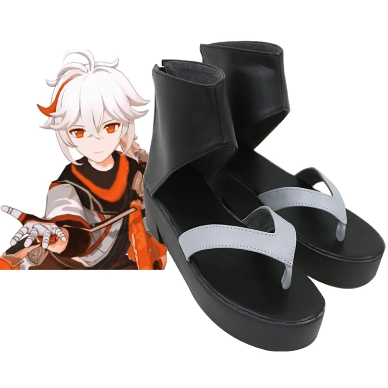 Game Genshin Impact Cosplay Shoes Kaedehara Kazuha Cosplay Shoes Halloween Party Daily Leisure Shoes Black sandals Boots
Game Genshin Impact Cosplay Shoes Kaedehara Kazuha Cosplay Shoes Halloween Party Daily Leisure Shoes Black sandals Boots