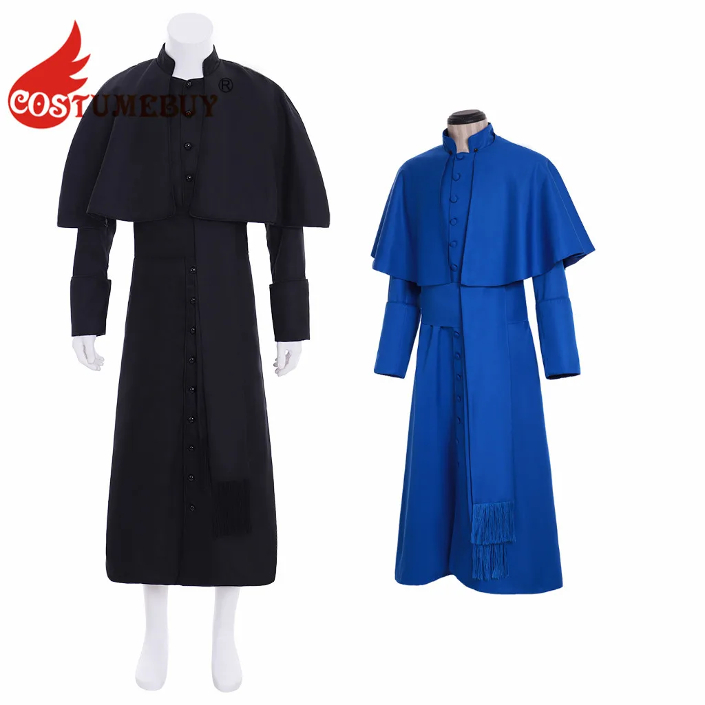 Priest Cassock Robe Gown Costume Roman Clergyman Vestments Robe Gothic Wizard Ritual Cassock Robe L921
Priest Cassock Robe Gown Costume Roman Clergyman Vestments Robe Gothic Wizard Ritual Cassock Robe L921
