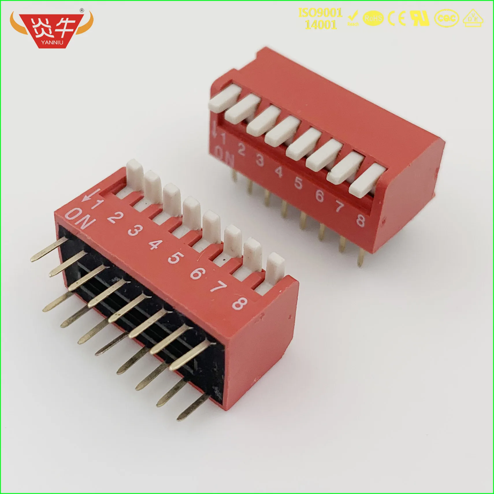 50Pcs DIP SWITCH NDP SERIES SLIDE TYPE 2.54mm LATERAL MODULE 2 3 4 5 6 7 8 10 PIN POSITION WAY PITCH TOGGLE RED SNAP SWITCH DIAL
50Pcs DIP SWITCH NDP SERIES SLIDE TYPE 2.54mm LATERAL MODULE 2 3 4 5 6 7 8 10 PIN POSITION WAY PITCH TOGGLE RED SNAP SWITCH DIAL