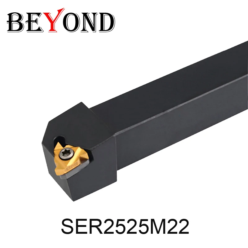 BEYOND SER SER2525M22 SEL2525M22 Держатель инструмента с внешней резьбой Твердосплавные вставки ЧПУ 25 мм Токарные станки Токарные инструменты Токарный резак 22ER N60
BEYOND SER SER2525M22 SEL2525M22 Держатель инструмента с внешней резьбой Твердосплавные вставки ЧПУ 25 мм Токарные станки Токарные инструменты Токарный резак 22ER N60