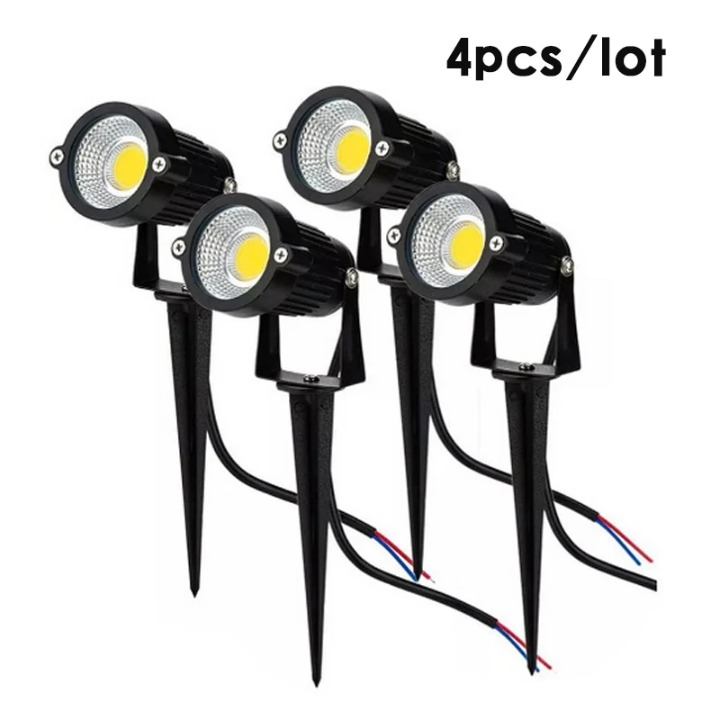4pcs New Style 3W 5W 10W COB Garden Lawn Lamp Light 220V 110V 12V Outdoor LED Spike Light Path Landscape Waterproof Spot Bulbs
4pcs New Style 3W 5W 10W COB Garden Lawn Lamp Light 220V 110V 12V Outdoor LED Spike Light Path Landscape Waterproof Spot Bulbs