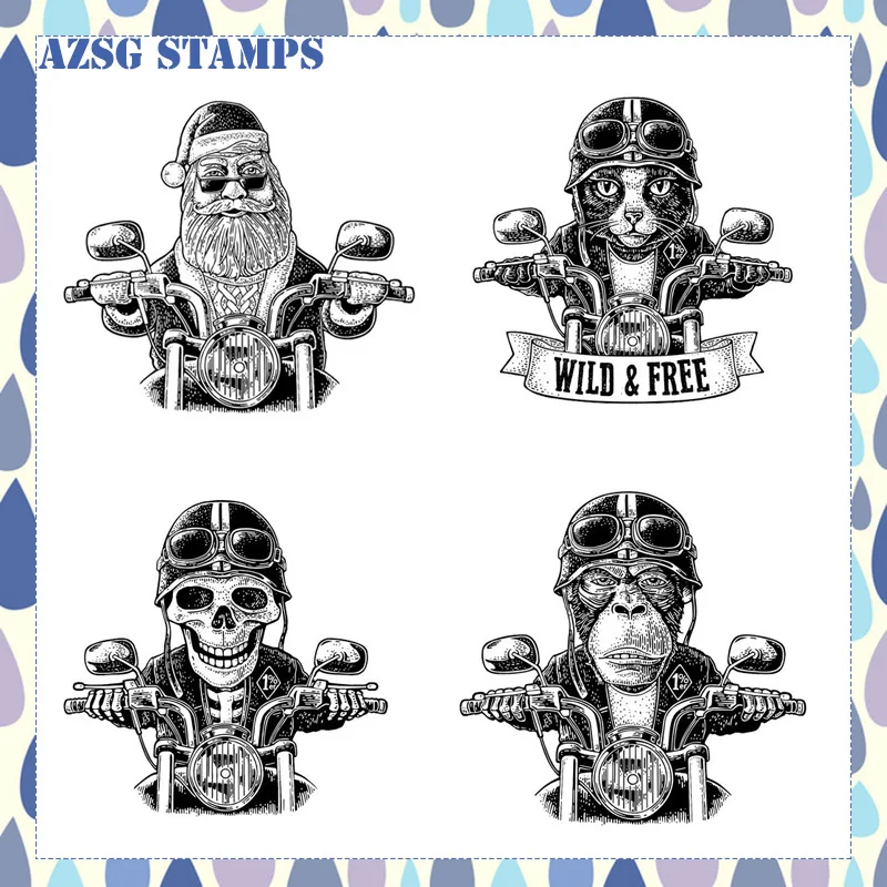 AZSG Christams Motorcycle riding Clear Stamps NEW 2020 For DIY Scrapbooking/Card Making/Album Decorative Silicone Stamp Crafts
AZSG Christams Motorcycle riding Clear Stamps NEW 2020 For DIY Scrapbooking/Card Making/Album Decorative Silicone Stamp Crafts