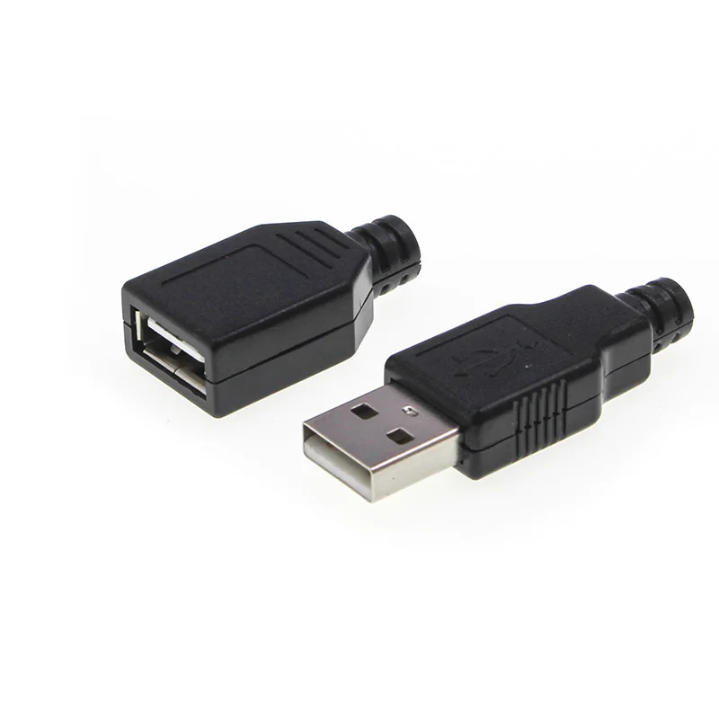 2/5/10 kit Type A USB Male Socket USB Female Plug Type A Wire Welding Wire Connector Master Plastic Cover Welding DIY Connector
2/5/10 kit Type A USB Male Socket USB Female Plug Type A Wire Welding Wire Connector Master Plastic Cover Welding DIY Connector