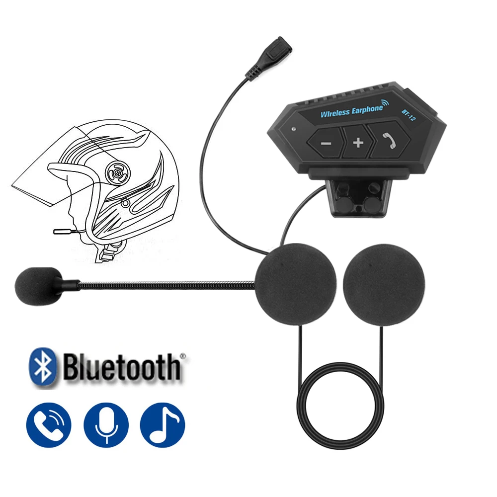 Helmet Headphone Bluetooth Motorcycle Headset V5.0 Bluetooth Earphone Motor Bike Earphone Noise Reduction Microphone
Helmet Headphone Bluetooth Motorcycle Headset V5.0 Bluetooth Earphone Motor Bike Earphone Noise Reduction Microphone