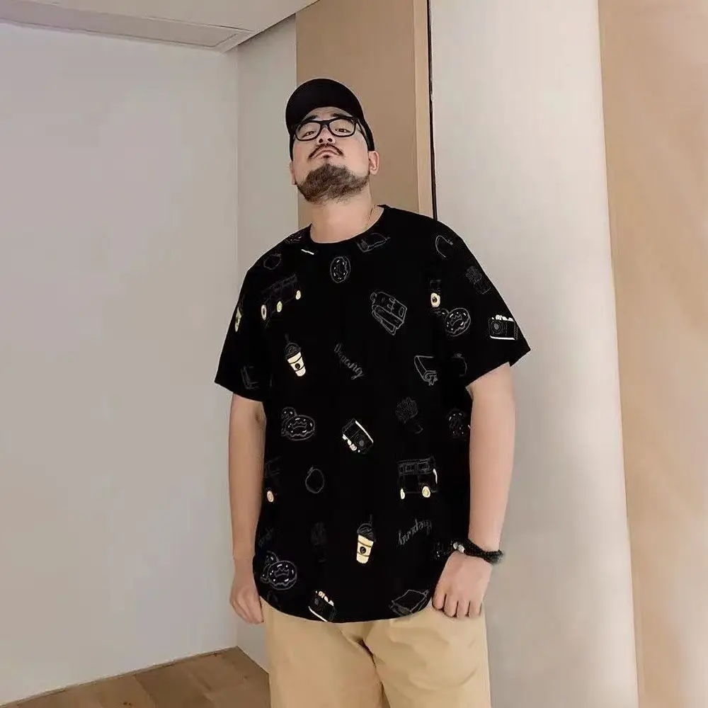 Fattening T-shirt Men's Short Sleeve Oversized Top Loose Fat Fashion Casual Fat Shirt Summer Thin T Shirts Oversized T Shirt
Fattening T-shirt Men's Short Sleeve Oversized Top Loose Fat Fashion Casual Fat Shirt Summer Thin T Shirts Oversized T Shirt
