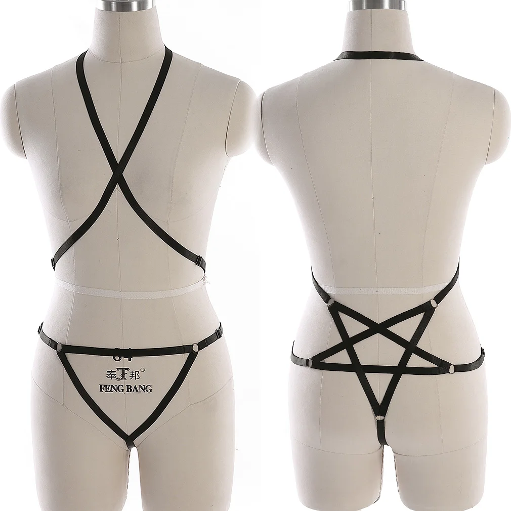 Fetish Suspenders Belt Club Wear Sexy Cage Bra Full Body Harness For Women Harness Stockings Bondage Erotic Lingerie Harness
Fetish Suspenders Belt Club Wear Sexy Cage Bra Full Body Harness For Women Harness Stockings Bondage Erotic Lingerie Harness