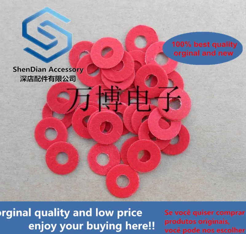 100pcs only orginal new M3 insulation gasket red meson insulation gasket red paper gasket
100pcs only orginal new M3 insulation gasket red meson insulation gasket red paper gasket