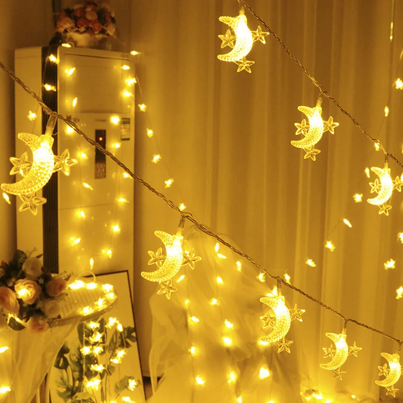 Holiday Party Decor String Light 30/40/50 LED Star Moon Lemon Fairy String Light Christmas Wedding Birthday Outdoor Decor Lamp
Holiday Party Decor String Light 30/40/50 LED Star Moon Lemon Fairy String Light Christmas Wedding Birthday Outdoor Decor Lamp